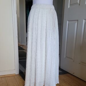 Zara Off White Maxi Skirt